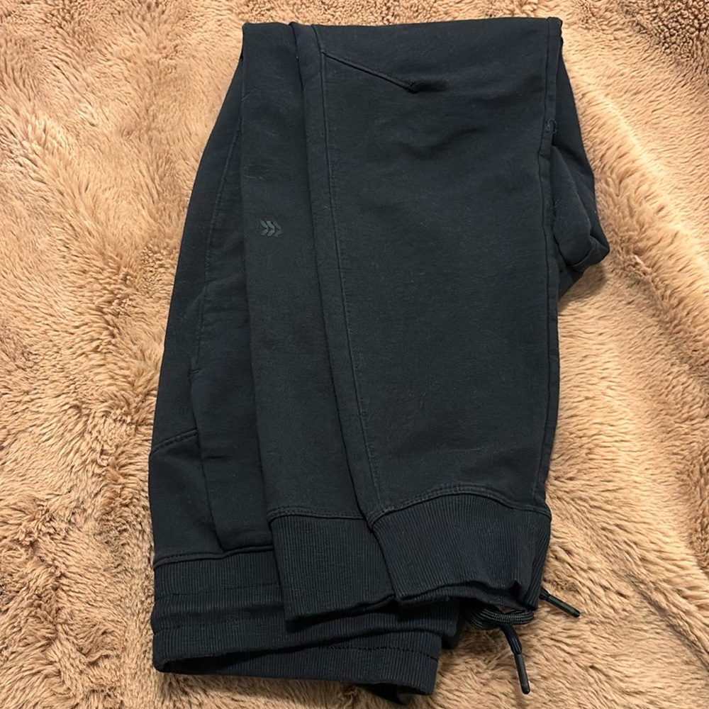 black joggers